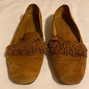 Aquazzura Wild Thing Fringe Loafers size 37